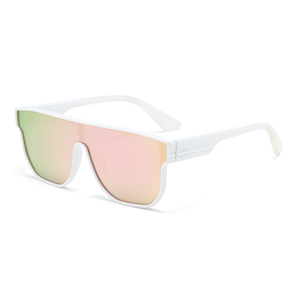 aviator sunglasses with glossy lenses