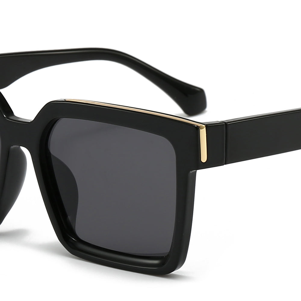 Oversized Acetate Square Tinted Sunglasses