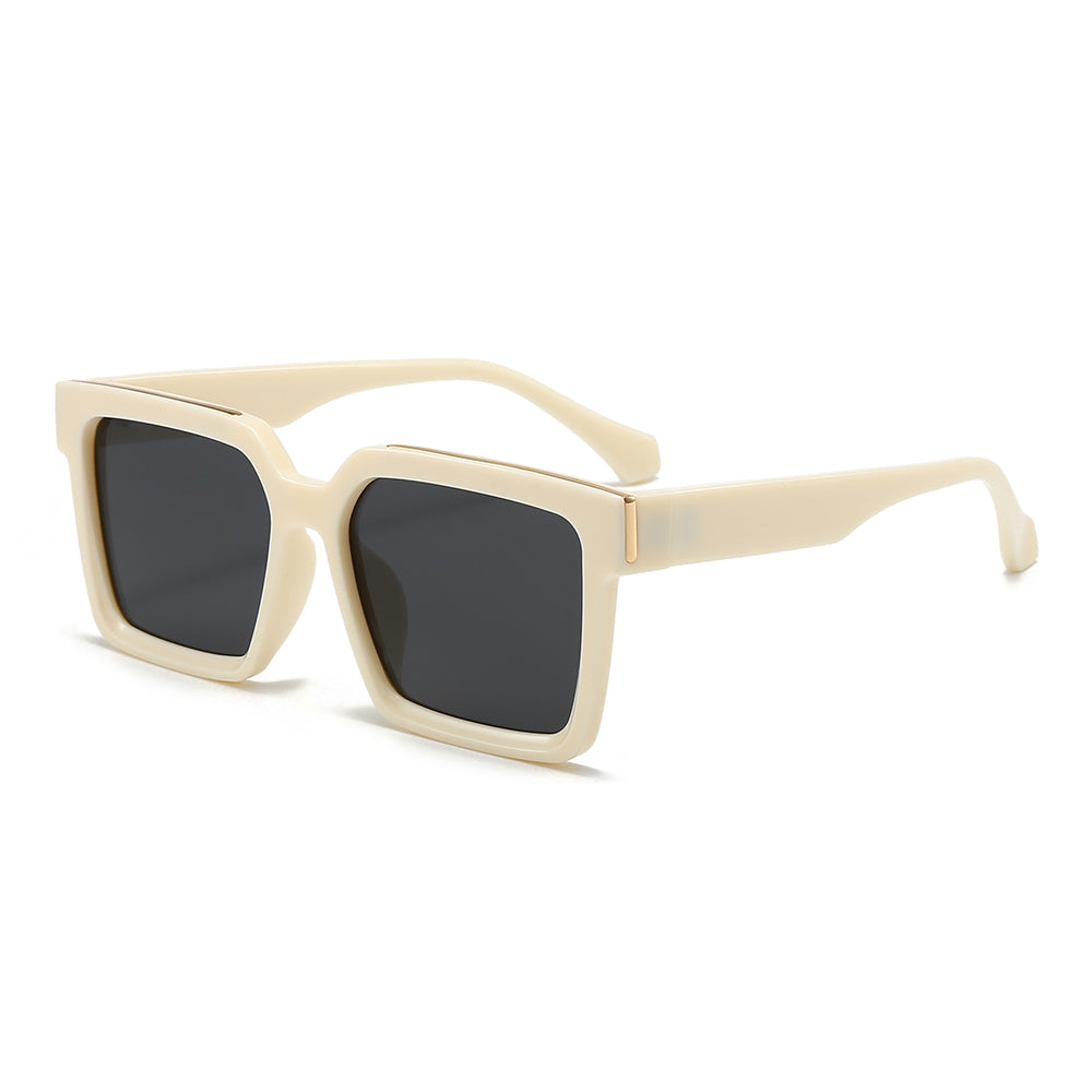 Oversized Acetate Square Tinted Sunglasses