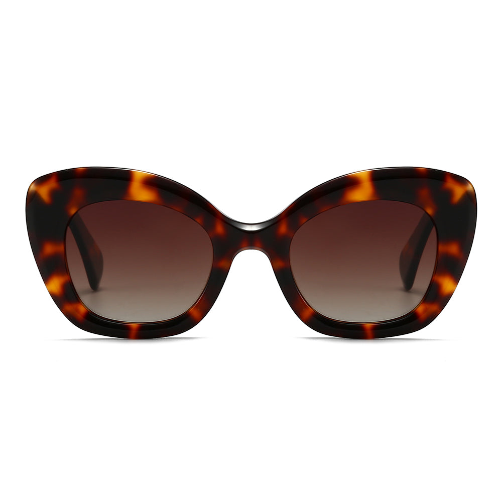 Oversized Acetate Butterfly Sunglasses