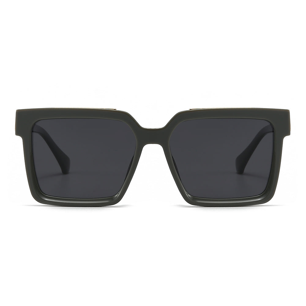 Oversized Acetate Square Tinted Sunglasses