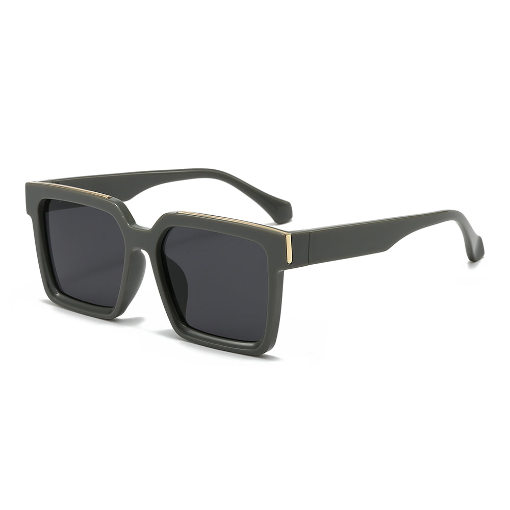 Oversized Acetate Square Tinted Sunglasses