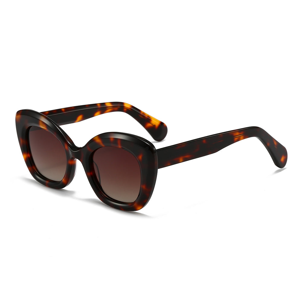 Oversized Acetate Butterfly Sunglasses