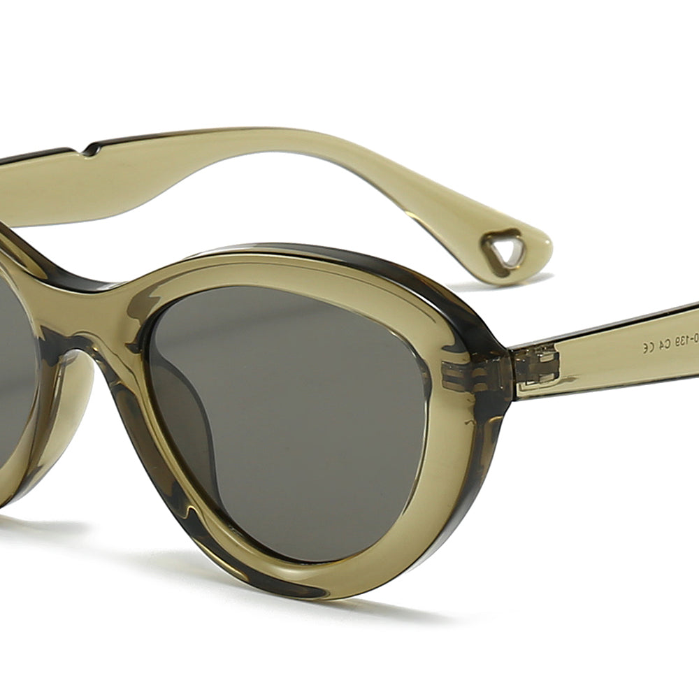 Retro-Vintage Acetate Cat-Eye Tinted Sunglasses