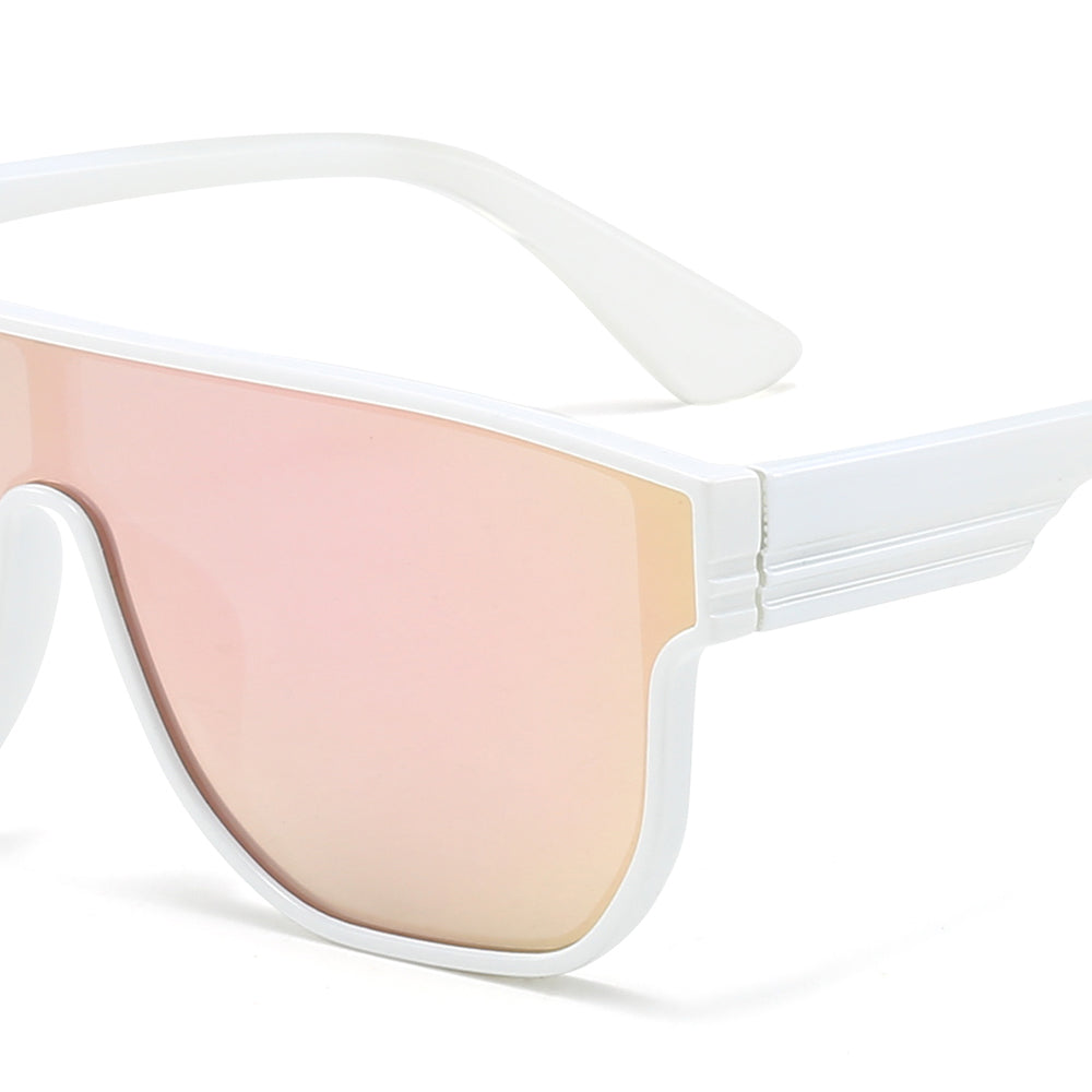 aviator sunglasses with glossy lenses