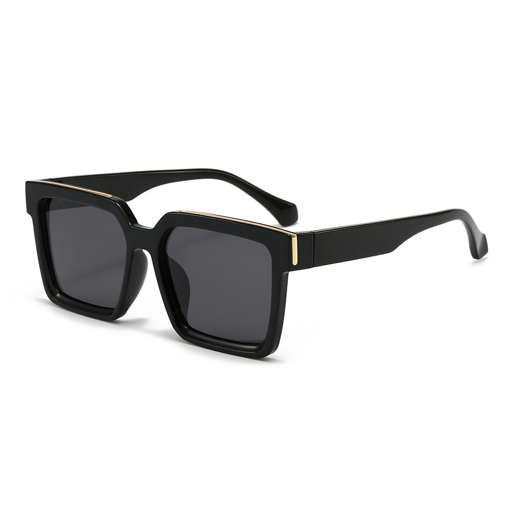 Oversized Acetate Square Tinted Sunglasses