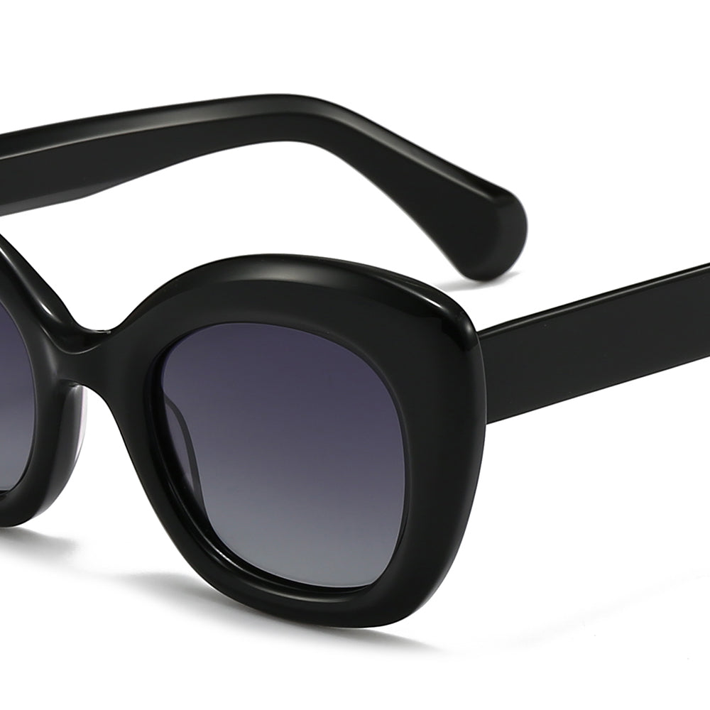 Oversized Acetate Butterfly Sunglasses