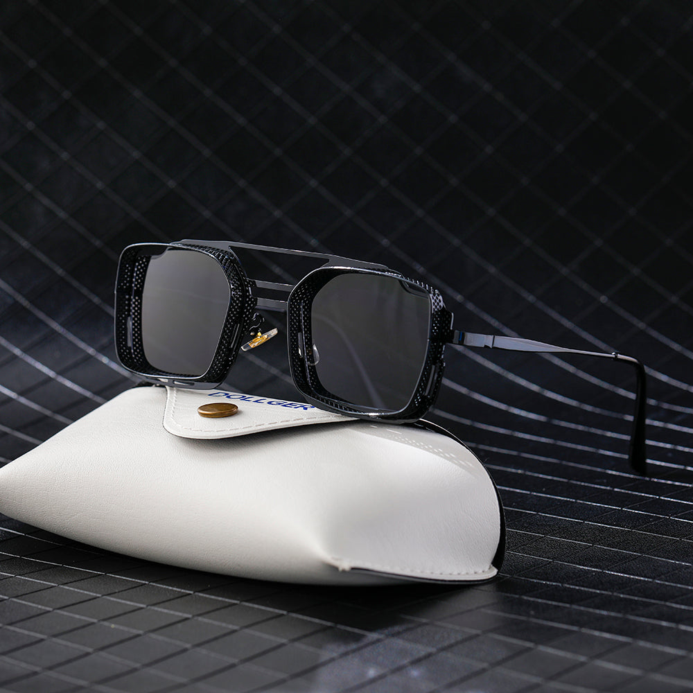 Cyberpunk Polygon Aviator Sunglasses